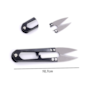 Tesoura de Arremate para Artesanato Inox Preto 10,7cm Marpax