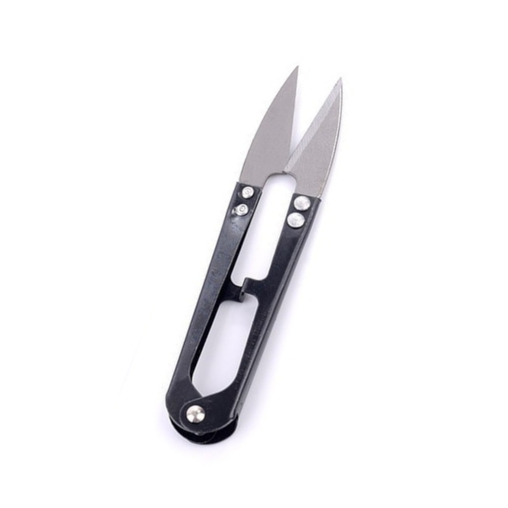 Tesoura de Arremate para Artesanato Inox Preto 10,7cm Marpax