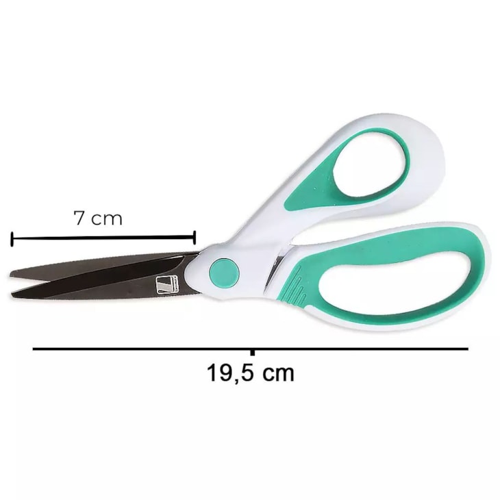 Tesoura para Artesanato e Scrap Profissional Titânio Soft 7