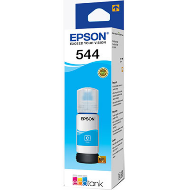 Tinta Epson L3150 L3110 L5190 L1110 544 Original Cyan 65ml