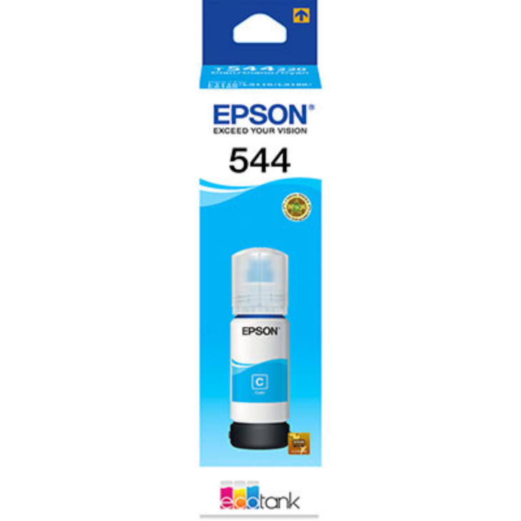 Tinta Epson L3150 L3110 L5190 L1110 544 Original Cyan 65ml