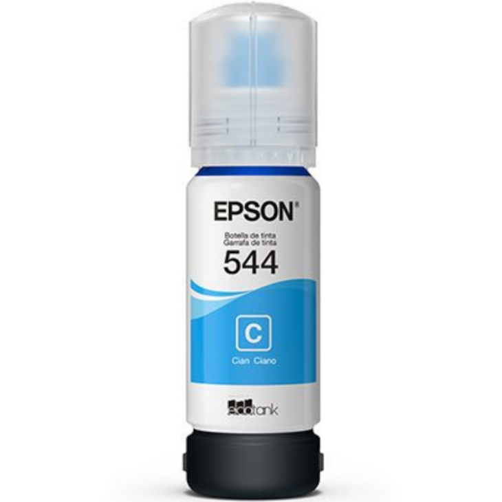Tinta Epson L3150 L3110 L5190 L1110 544 Original Cyan 65ml