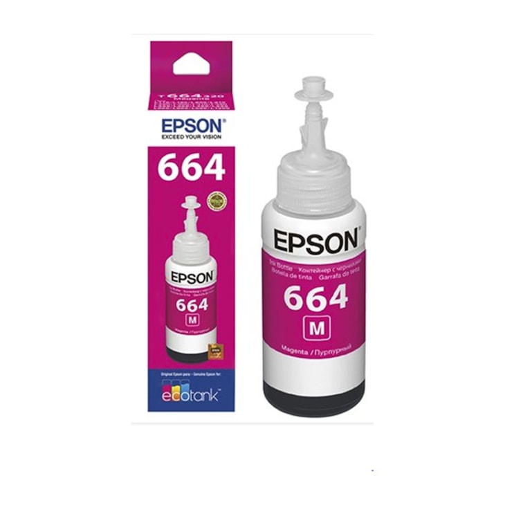 Tinta Epson L355 L365 L375 L455 664 Original Magenta 70ml