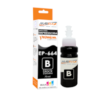 Tinta impressora Epson 664 compatível Premium Black 70ml