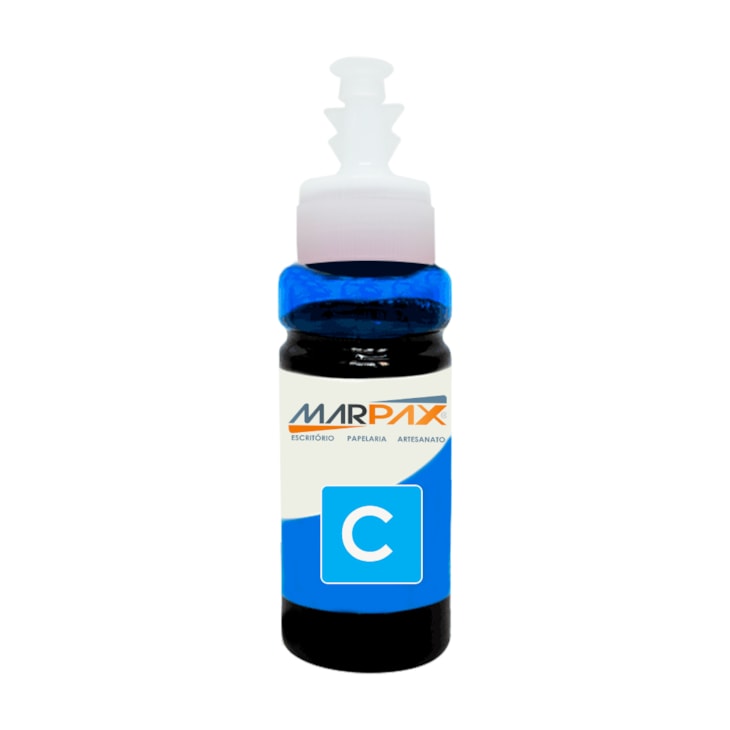 Tinta impressora Epson 664 compatível Premium Cyan 70ml