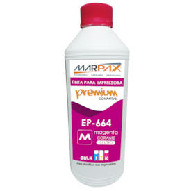 Tinta impressora Epson 664 compatível Premium Magenta 1 LT