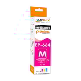 Tinta impressora Epson 664 compatível Premium Magenta 70ml