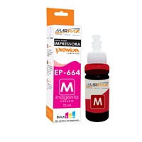 Tinta impressora Epson 664 compatível Premium Magenta 70ml