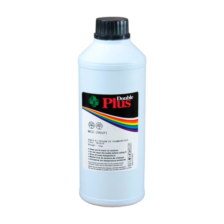 Tinta impressora Epson R290 Pigmentada Double Plus Black 1L