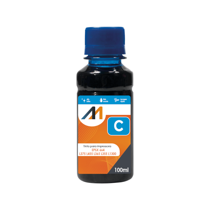 Tinta para impressora 664 L375 L455 L365 L355 L1300 CY 100ml