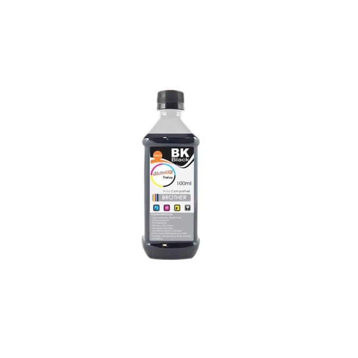 Tinta para Impressora Brother Compatível Black  100ml