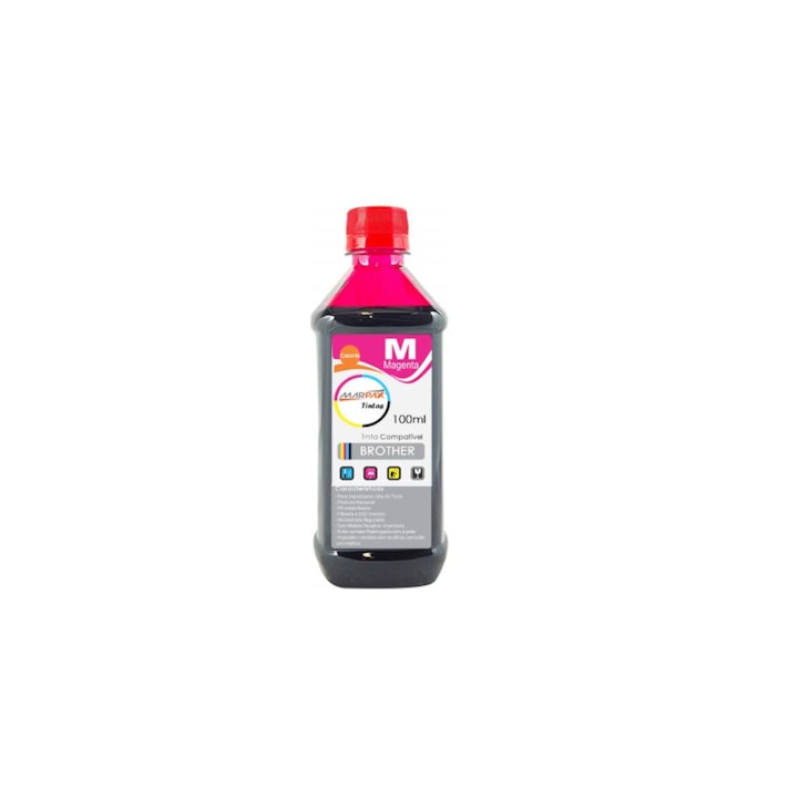 Tinta para Impressora Brother Compatível Magenta  100ml