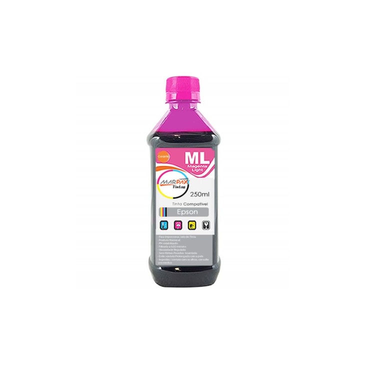 Tinta para impressora Epson Compatível Magenta Light 250ml