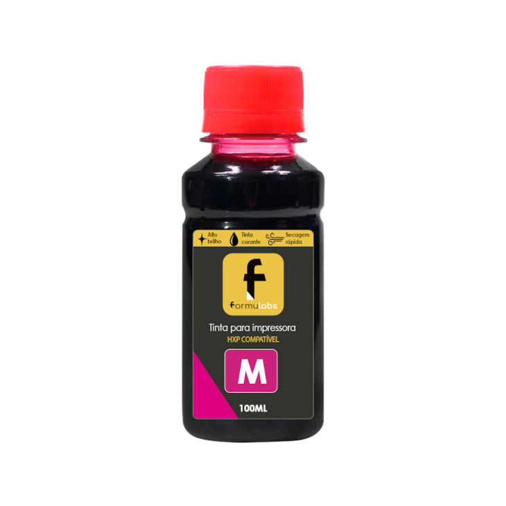 Tinta para impressora HP Compatível universal Magenta 100ml