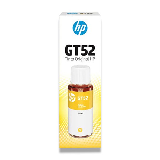 Tinta para Impressora HP Smart GT52 Original Yellow 70ml