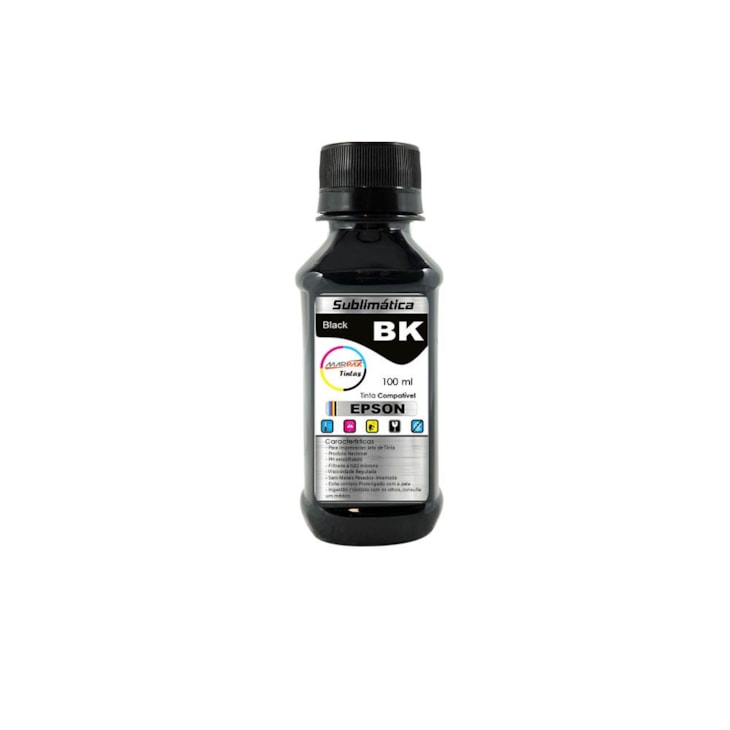 Tinta Sublimática Epson Compatível Black Marpax 100ml
