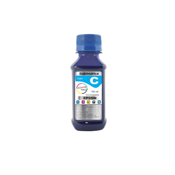 Tinta Sublimática Epson Compatível Cyan Marpax 100ml