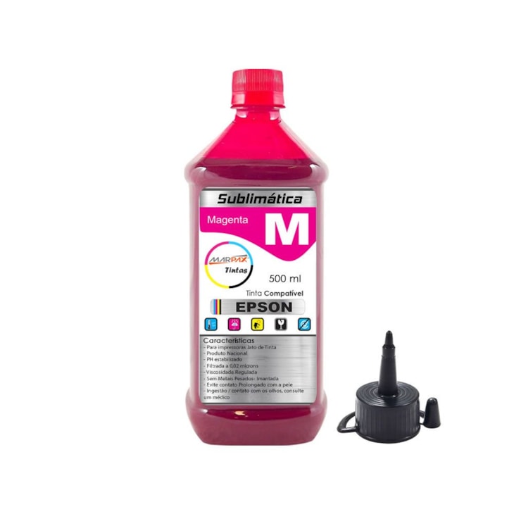 Tinta Sublimática Epson Compatível Magenta Marpax 500ml