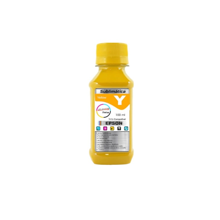 Tinta Sublimática Epson Compatível Yellow Marpax 100ml