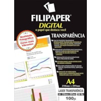Transparência Laser com Tarja A4 Filipaper Pro com 50fls