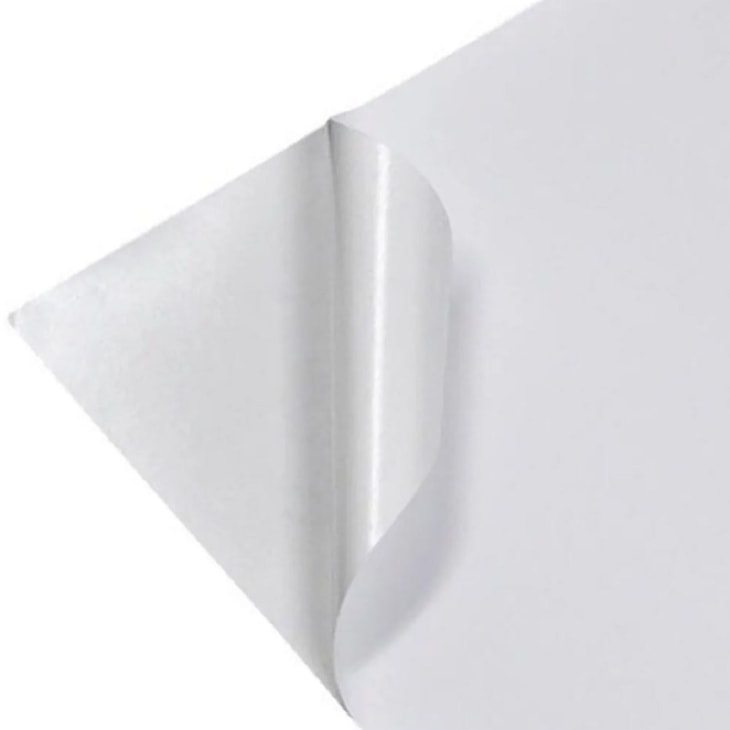Vinil Adesivo A4 210x297mm Branco Brilho 130g Marpax 50fls