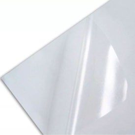 Vinil Adesivo A4 70g Transparente Brilhante Laser 50 Folhas
