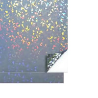 Vinil Adesivo Holográfico Pedras 3D A3 Não Imprimível 25fls