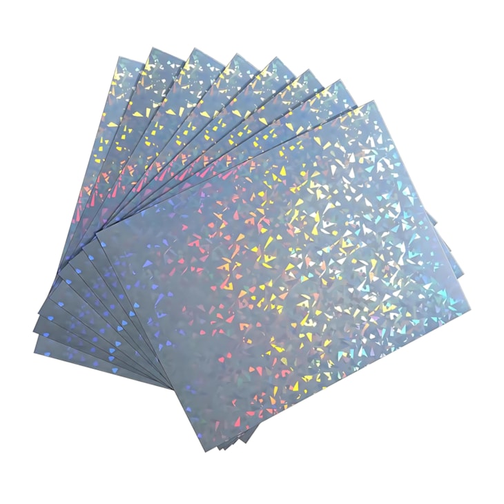 Vinil Adesivo Holográfico Pedras 3D A3 Não Imprimível 25fls