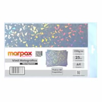 Vinil Adesivo Holográfico Pedras 3D A4 Não Imprimível 25fls