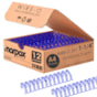 Wire-o para Encadernação 2x1 A4 Azul 1 1/4 270 fls 12un