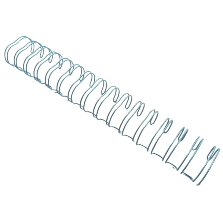 Wire-o para Encadernação 2x1 A4 Azul Bebê 7/8 para 180 fls 04un