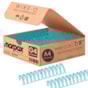 Wire-o para Encadernação 2x1 A4 Azul Bebê 7/8 para 180 fls 04un