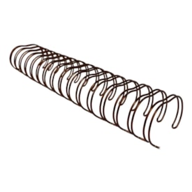 Wire-o para Encadernação 2x1 A4 Bronze 1 1/4 270 fls 12un