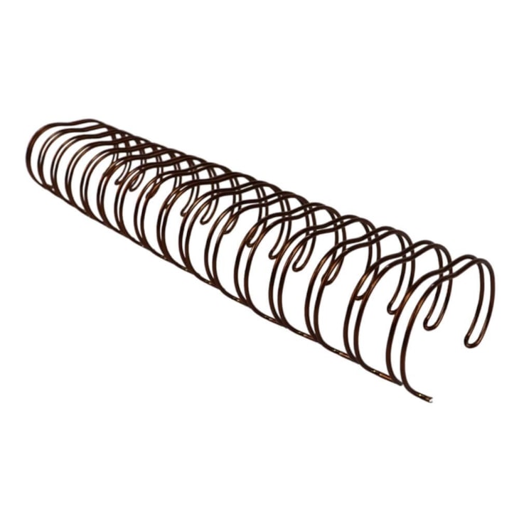 Wire-o para Encadernação 2X1 A4 Bronze 7/8 para 180fls 04un