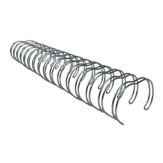 Wire-o para Encadernação 2x1 A4 Prata 1 1/4 até 270 fls 12un