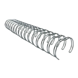 Wire-o para Encadernação 2X1 A4 Prata 1 1/4 Até 270fls 12un