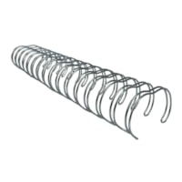 Wire-o para Encadernação 2X1 A4 Prata 1 1/4 para 270fls 04un