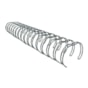 Wire-o para Encadernação 2x1 A4 Prata 3/4 para 140 fls 36un