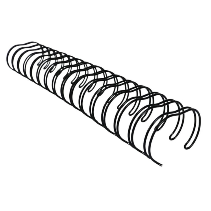 Wire-o para Encadernação 2X1 A4 Preto 1 1/8 para 250fls 04un