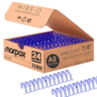 Wire-o para Encadernação 2x1 A5 Azul 7/8 2x1 para 180fls 24un