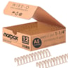 Wire-o para Encadernação 2x1 A5 Bronze 1 1/4 para 270fls 12un