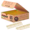 Wire-o para Encadernação 2x1 A5 Dourado 1