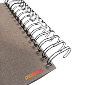 Wire-o para Encadernação 2X1 A5 Preto 1 1/4 para 270fls 04un