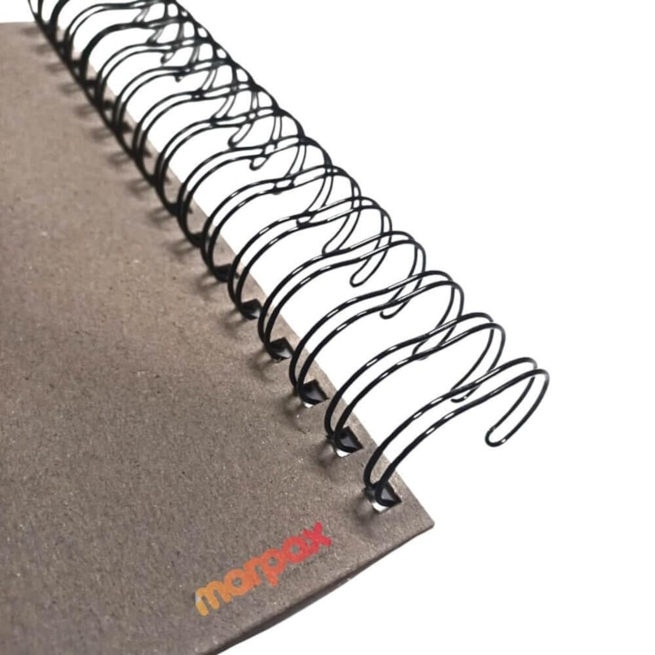 Wire-o para Encadernação 2X1 A5 Preto 3/4 para 140fls 04un