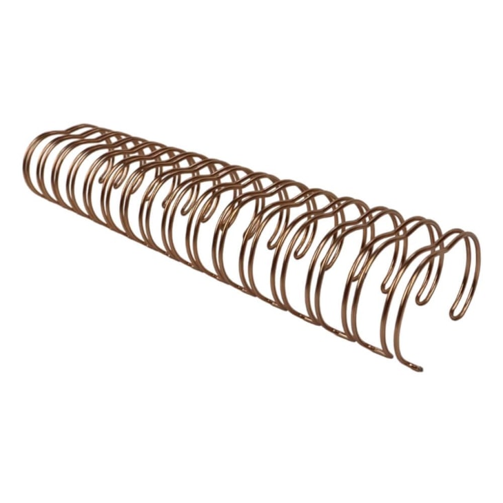 Wire-o para Encadernação 2X1 A5 Rose Gold 7/8 180fls 04un