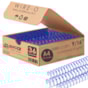 Wire-o para Encadernação 3x1 A4 Azul 9/16 até 110fls 36un
