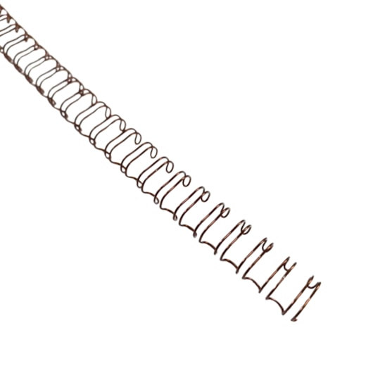 Wire-o para Encadernação 3x1 A4 Bronze 9/16 até 110fls 36un