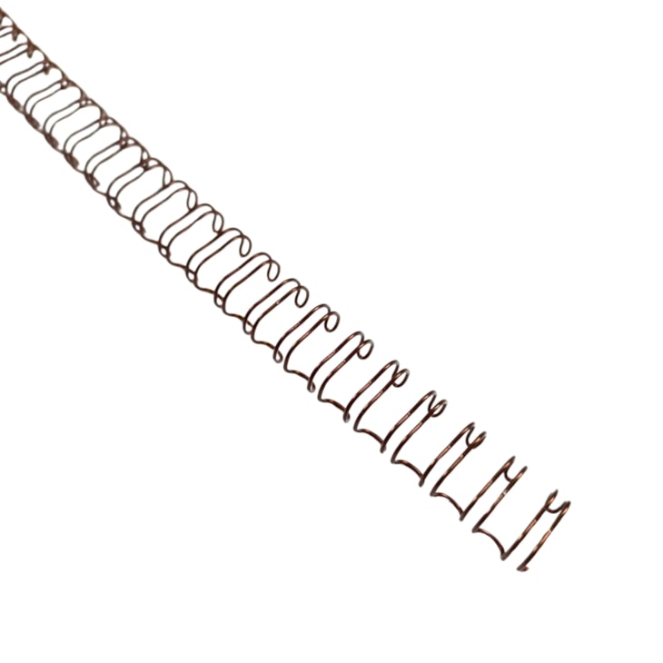 Wire-o para Encadernação 3x1 A4 Bronze 9/16 até 110fls 36un