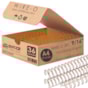 Wire-o para Encadernação 3x1 A4 Bronze 9/16 até 110fls 36un