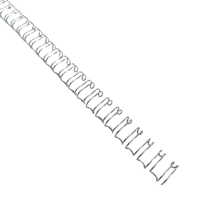 Wire-o para Encadernação 3x1 A4 Prata 1/4 para 25 fls 100un